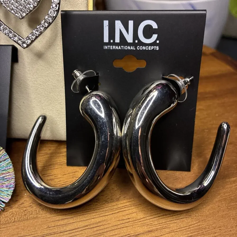 Three pairs INC international concepts earrings. new $80 Retail